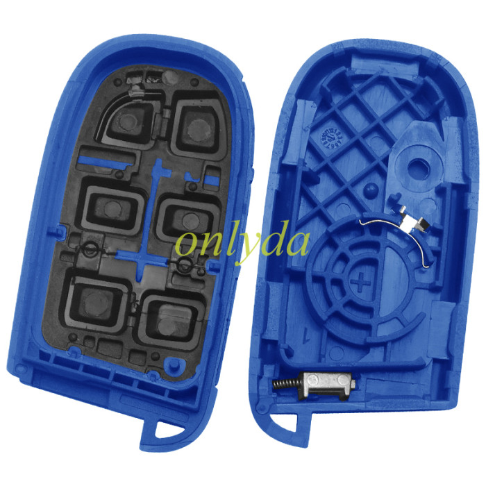 For Chrysler key blank with blue color， pls choose button