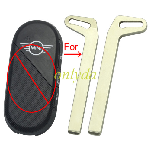 For BMW MINI remote key  emergency Blade