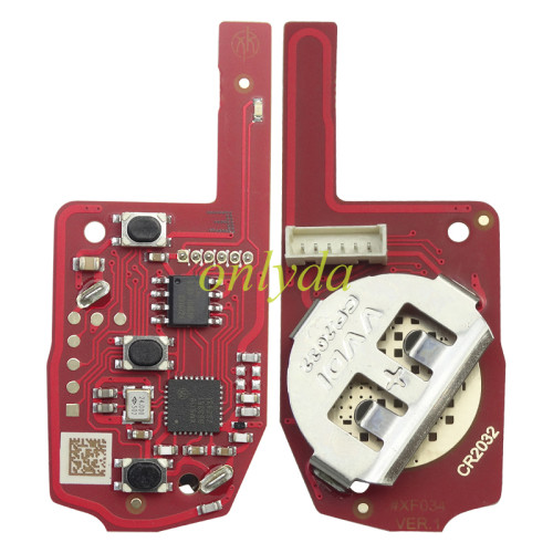 XKMQB5EN XHORSE  2nd Generation Wire Remote Key MQB Flip 3Buttons