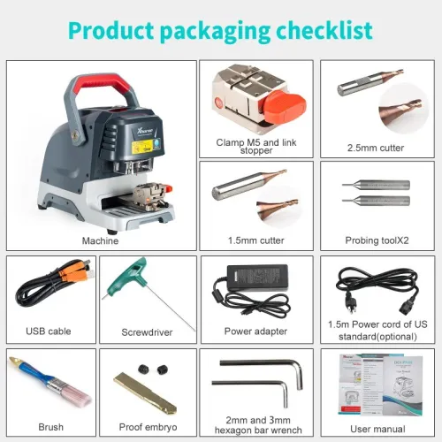 Xhorse Dolphin XP-005 XP005 Key Cutting Machine for All Key Lost support IOS Android