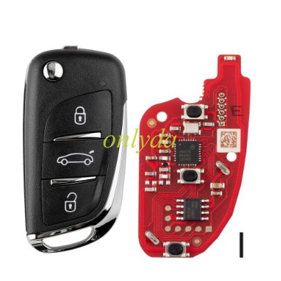 XKDS00EN For Xhorse  2nd Generation DS Type Wire Remote Key 3 button Universal Remote Key