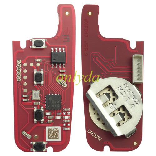 XKFO21EN XHORSE for Ford 2nd Generation Wired Remote Key 4 Buttons Universal Remote Key