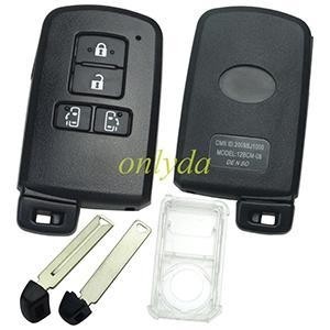 For Toyota 4 button remote key shell ,the button is square