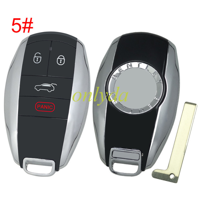 For KYDZ Bentley  remote key  5M systerm MLB Keyless 434mhz,  For Bentley Flying Spur (after 2020), Flying Spur Plug - in Hybrid (after 2022), Bentayga (after 2016), Bentayga Plug- in Hybrid(after 2019), Continental GT (after 2016), pls choose key shell button