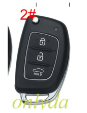 For Hyundai 3 button Remote key  PN: 95430-Q0000 ,8A chip support  frequency changable 315mhz / 433.92mhz, pls choose frequency