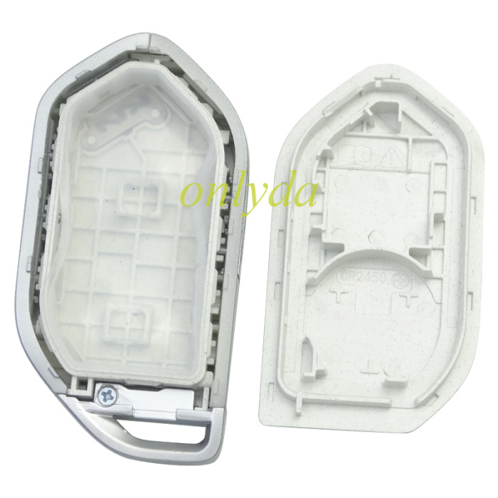 For Kia  remote key shell White color with badge ， pls choose button