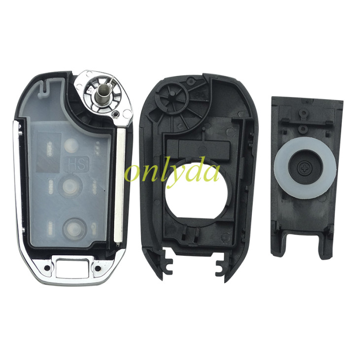 For Peugeot remote key 434mhz FSK , AES 4A  chip with VA2 balde, Peugeot 308 ，4008 Citroen C3 C5 C6, 08454610 HUF8435  2015DJ2893  PN:9809825177, pls choose the model
