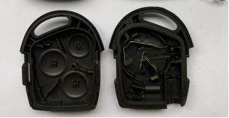 For Ford Mondeo/Focus 3 button  remote key shell (with battery clamp) with badge， pls choose key blade.
