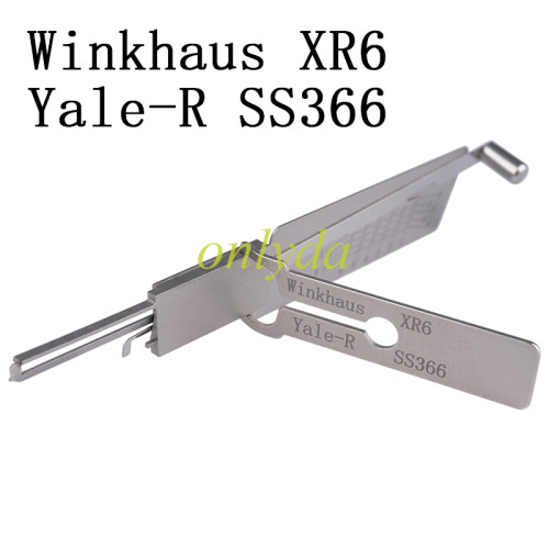Winkhaus XR6 yale-R SS3662 in 1 decode and lockpick for Civil lock