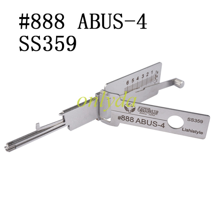 #888 ABUS-4 SS359 2 in 1 decode and lockpick for Civil lock