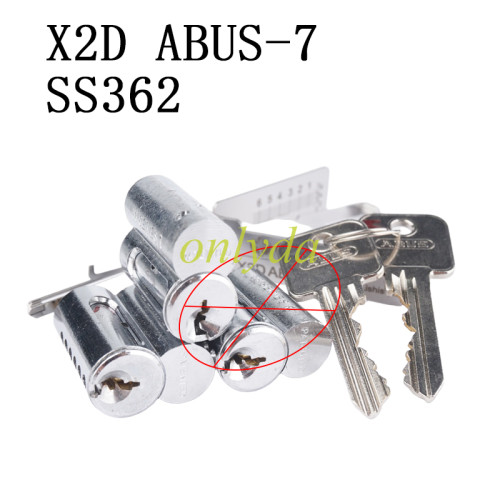 X2D ABUS-7 SS362 2 in 1 decode and lockpick for Civil lock