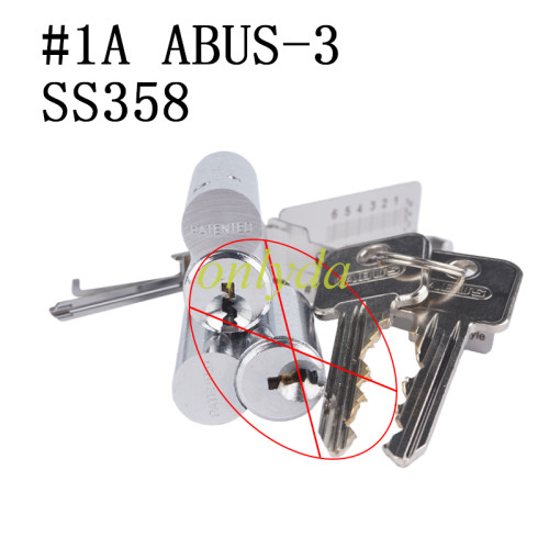 #1A ABUS-3 SS358 2 in 1 decode and lockpick for Civil lock