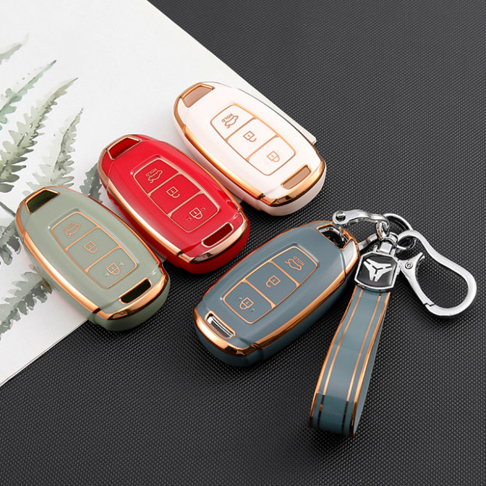 Hyundai TPU protective key case,please choose the color.