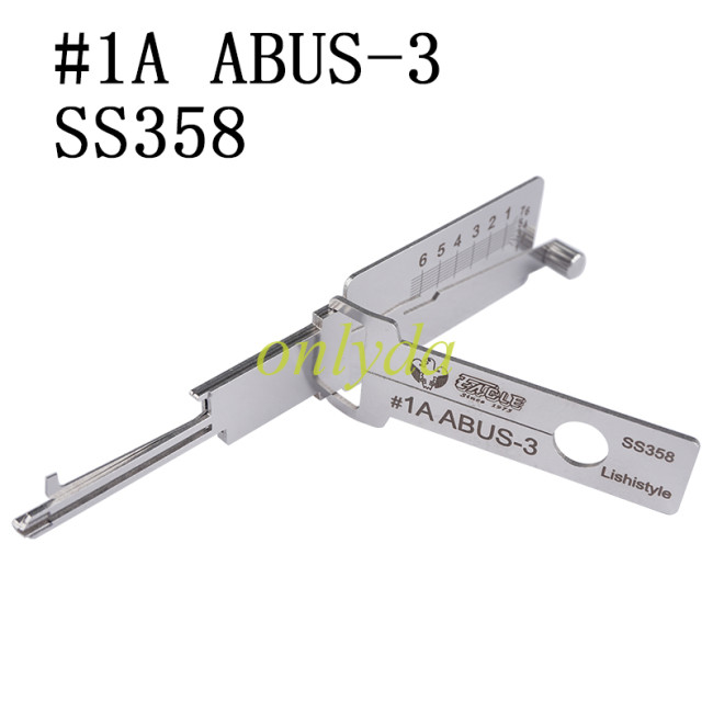 #1A ABUS-3 SS358 2 in 1 decode and lockpick for Civil lock