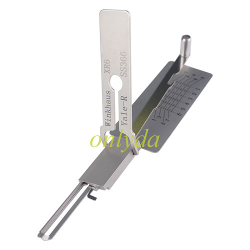 Winkhaus XR6 yale-R SS3662 in 1 decode and lockpick for Civil lock