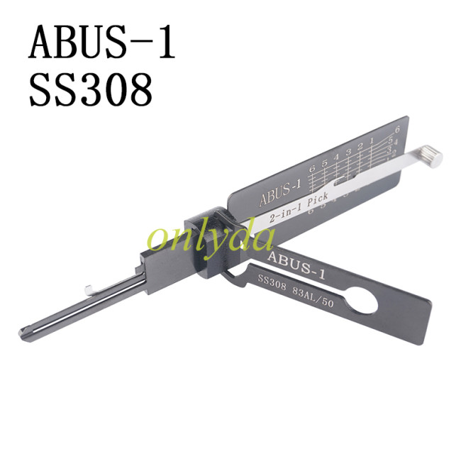 ABUS-1 SS308 2 in 1 decode and lockpick for Civil lock