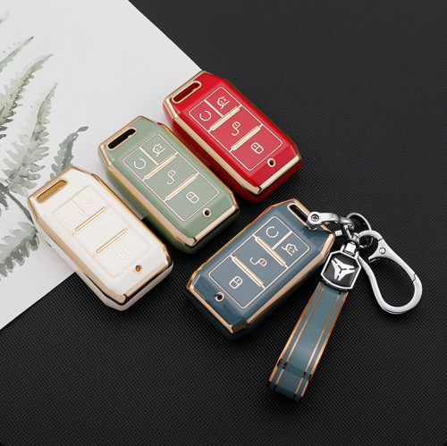 BYD Qin Fuel Version Yuan E3 New Energy E2 s2 Qin EV/535/e1 TPU protective key case,please choose the color.