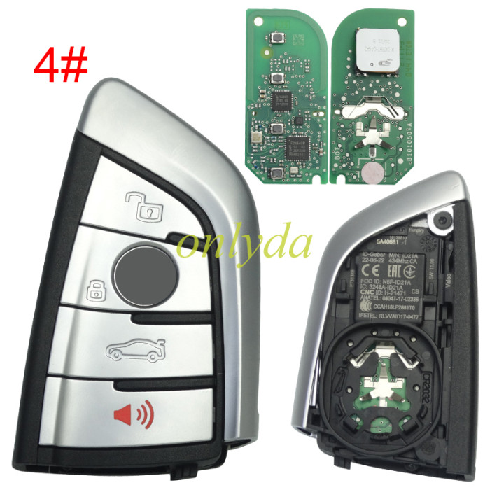 315MHZ，OEM BMW Remote Suitable for BDC3 BMW G Classis smart remote key   4/3+1 button key FCC ID: N5F-ID21A IC 3248A-ID21A  49 Chip 99% new (tiny scratches), , pls choose button