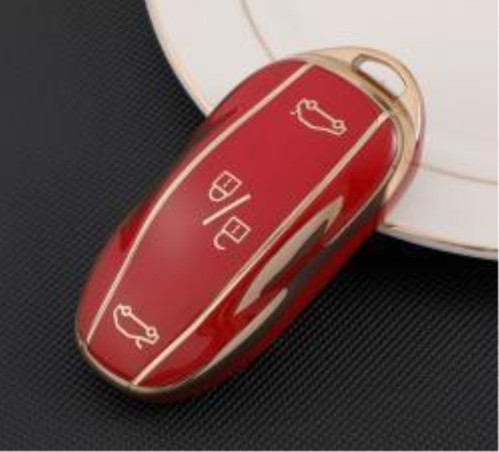 Tesla TPU protective key case,please choose the color.