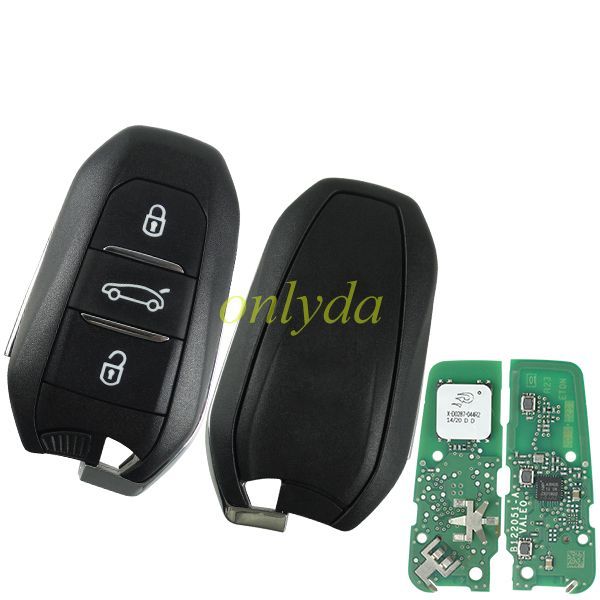 For OEM vauxhall 3 button remote key with trunk button with 434MHZ with hitag AES chip or NXP A3M15 or 4A chip