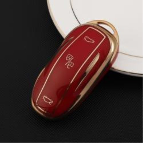 Tesla TPU protective key case,please choose the color.