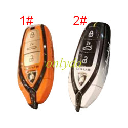 Aftermarket for Lamborghini  3 button remote key blank with Badge， pls choose color