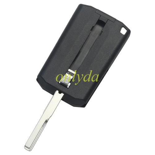 For Benz 2 button remote  key shell  with Metal Badge