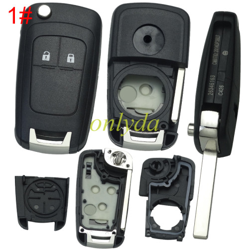 For Buick remote key shell ,2B/3B ,pls choose the button