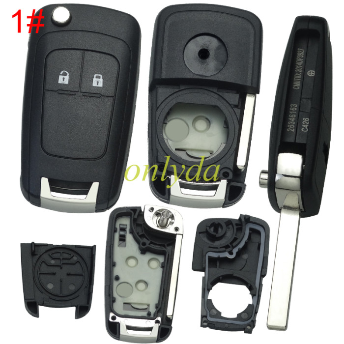 For Buick remote key shell ,2B/3B ,pls choose the button