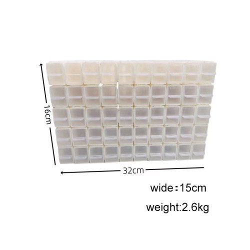 Plug-in drawer parts storage box