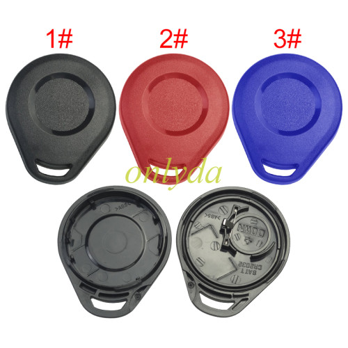 Harley motor remote  key shell with battery clamp without badge , pls choose color