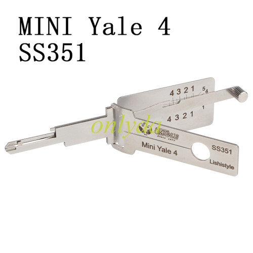 MINI Yale 4 SS351 2 in 1 decode and lockpick for Civil lock