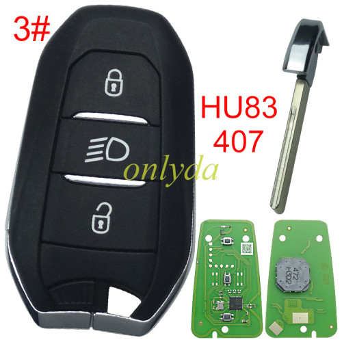 free shipping  from czech to europe 5pcs/lot Xhorse XZPG00EN smart remote key  for Peugeot & Citroen & DS models