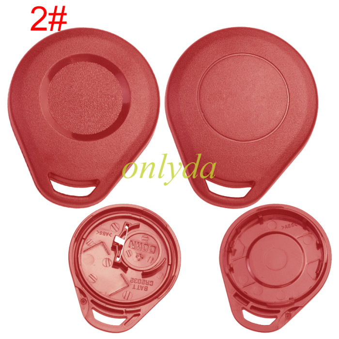 Harley motor remote  key shell with battery clamp without badge , pls choose color