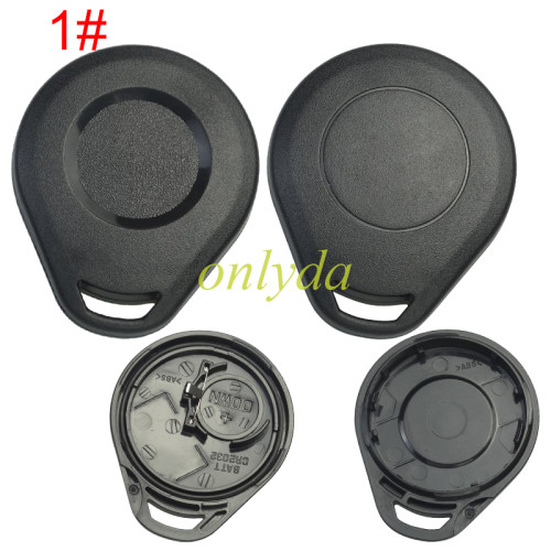 Harley motor remote  key shell with battery clamp without badge , pls choose color