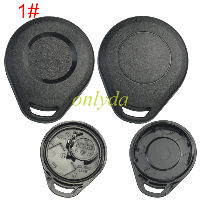 Harley motor remote  key shell with battery clamp without badge , pls choose color