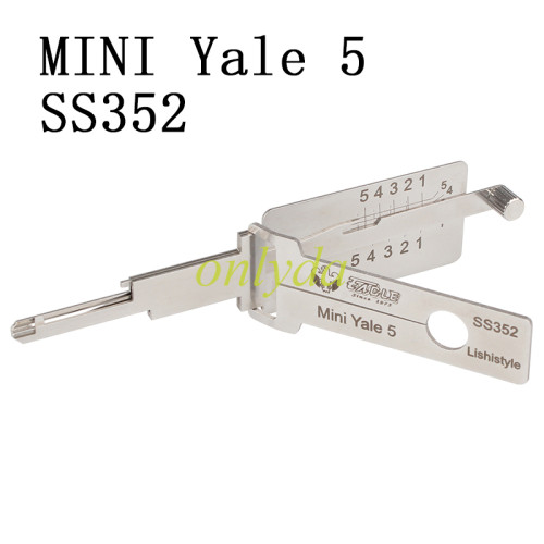 MINI Yale 5 SS352 2 in 1 decode and lockpick for Civil lock