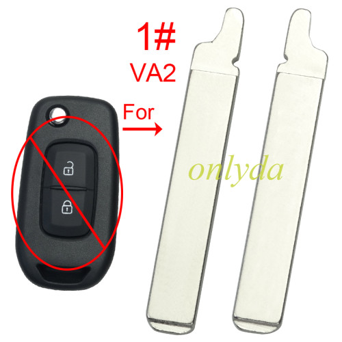 Blade for Renault-B33 remote key shell, pls choose the blade type
