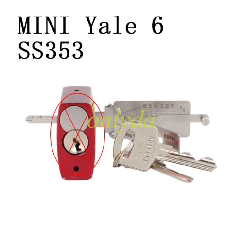 MINI Yale 6 SS353 2 in 1 decode and lockpick for Civil lock
