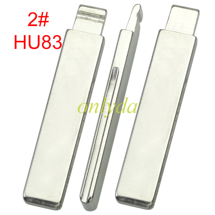 key blade for Peugeot modified key shell  HU83/VA2, pls choose type
