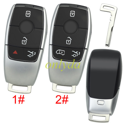 For Benz 4 button key shell with blade, without Badge, pls choose the button type