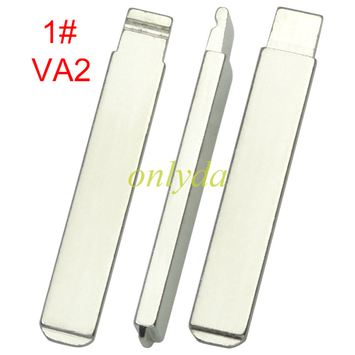 key blade for Peugeot modified key shell  HU83/VA2, pls choose type