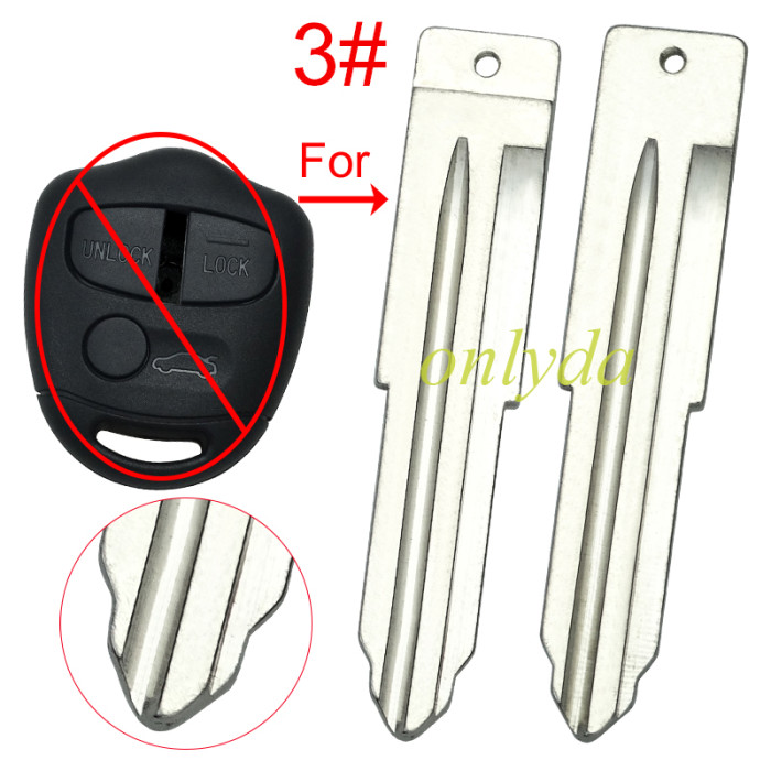 blade For Mitsubish remote key blank, pls choose blade type