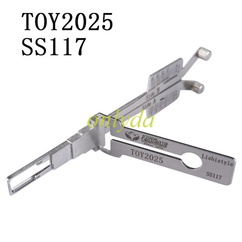 TOY2025 SS117  2 in 1 decode and lockpick for Civil lock  used for Japanese cars