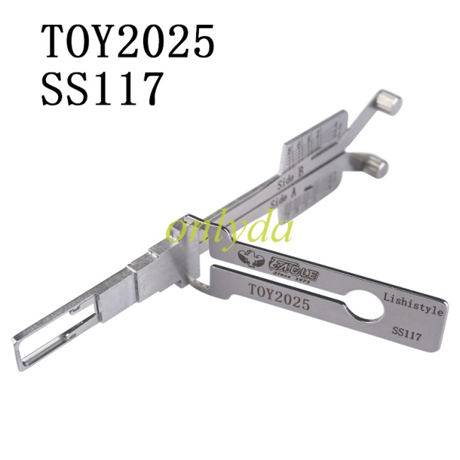 TOY2025 SS117  2 in 1 decode and lockpick for Civil lock  used for Japanese cars