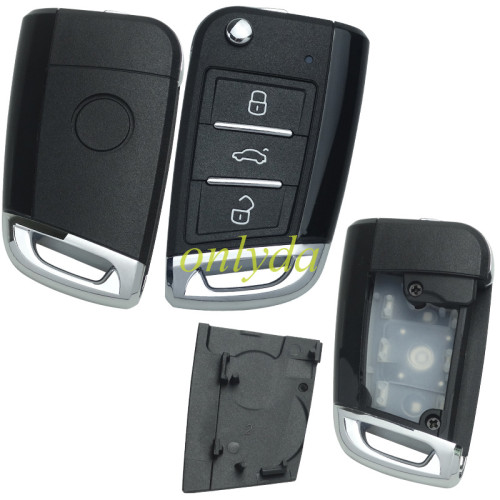 3 button remote key shell for KeyDIY key , without key blade