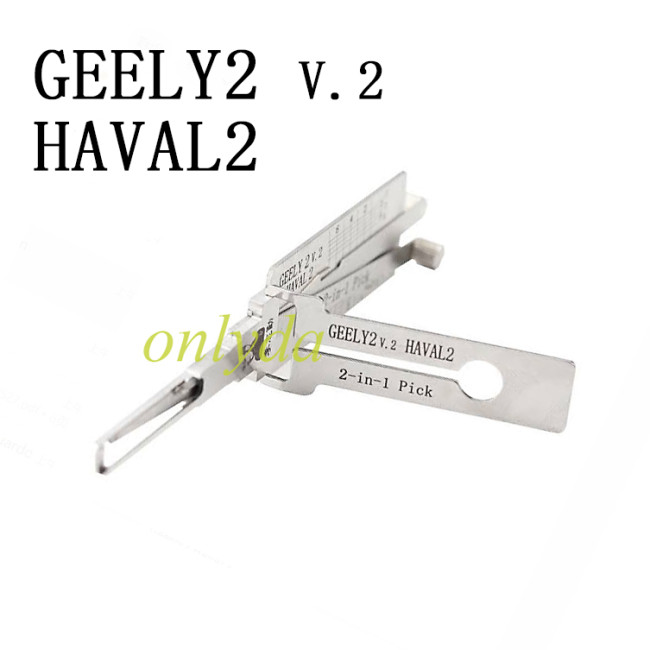For Geely 2 V.2 HAVAL2 2 In 1 lock pick and decoder genuine ! Used for Geely