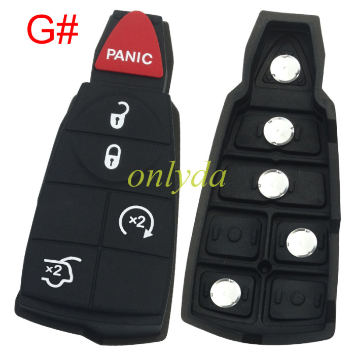 key  pad For Chrysler remote key shell , pls choose the model