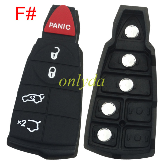 key  pad For Chrysler remote key shell , pls choose the model