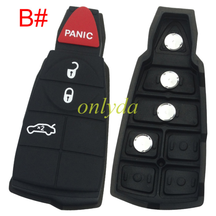 key  pad For Chrysler remote key shell , pls choose the model